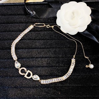 Vòng cổ, choker cd ngọc đính đá siêu sáng vòng cổ rose vc101