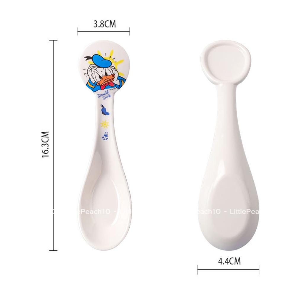 Muỗng súp melamine ăn dặm Disney hình Minnie Mickey Daisy Donald cho bé