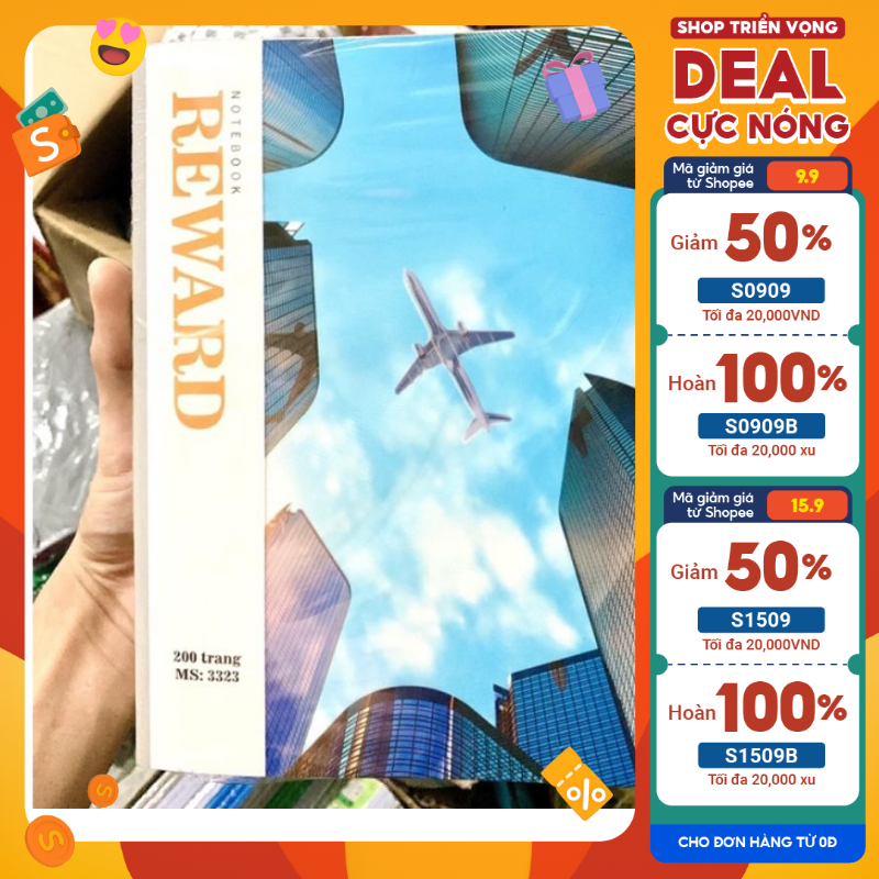 VỞ THẾP 200 trang KẺ NGANG HẢI TIẾN CAO CẤP. CHỐNG LOÉ MẮT CHỐNG NHOÈ