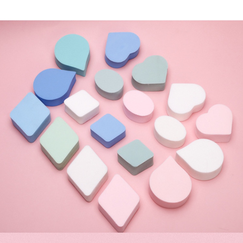 [Hàng mới về] Gói mút trang điểm sử dụng ướt và khô 4 phong cách tùy chọn