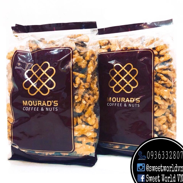 Tổng hợp các loại hạt dinh dưỡng Mourad's Coffee & Nuts (500g) - Úc