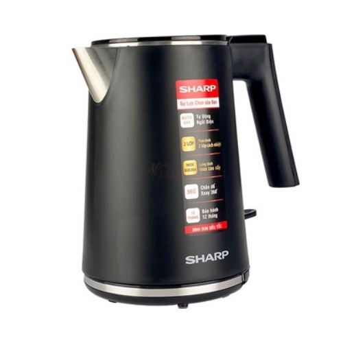Bình đun siêu tốc SHARP EKJ-10DVPS-BK-Hàng Chính Hãng