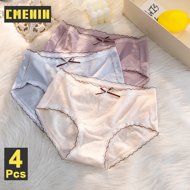 Set 4 Quần Lót Ren Lọt Khe Quyến Rũ Cho Nữ MM2418