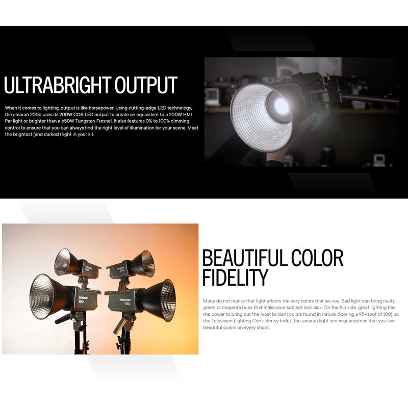 Đèn Led Aputure Amaran 200D Chính hãng