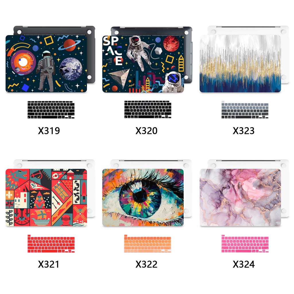 Ốp Cứng Cho Macbook Air 13 13.6 14 15 16 inch M1 M2 A2681 A2442 Air13 M1 A2337 A2179 A1932 Pro13 A1989 A2159 A1708