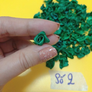 Hoa hồng nhí trang trí áo (Phụ liệu may vá trang trí quần áo may mặc, Handmade, DIY)