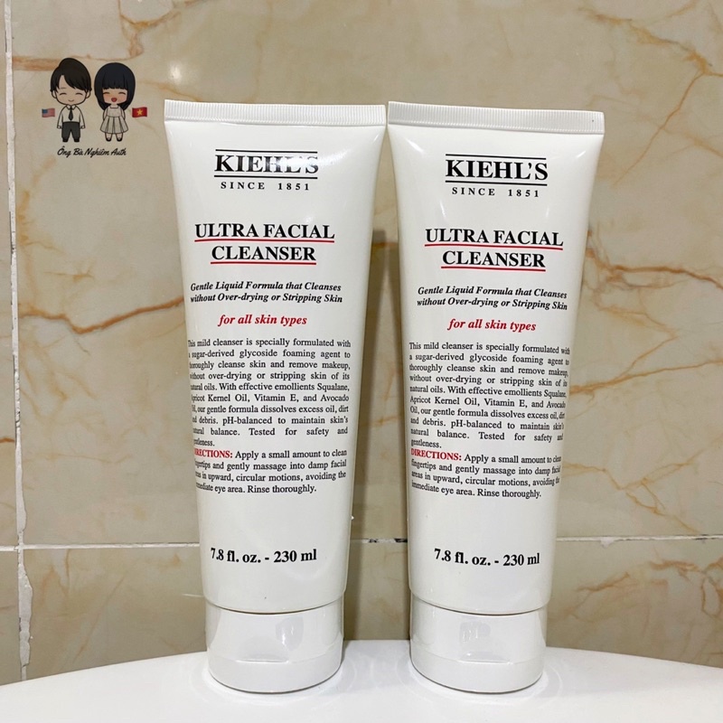 Sữa rửa mặt Kiehl’s Ultra Facial Cleanser 230ml