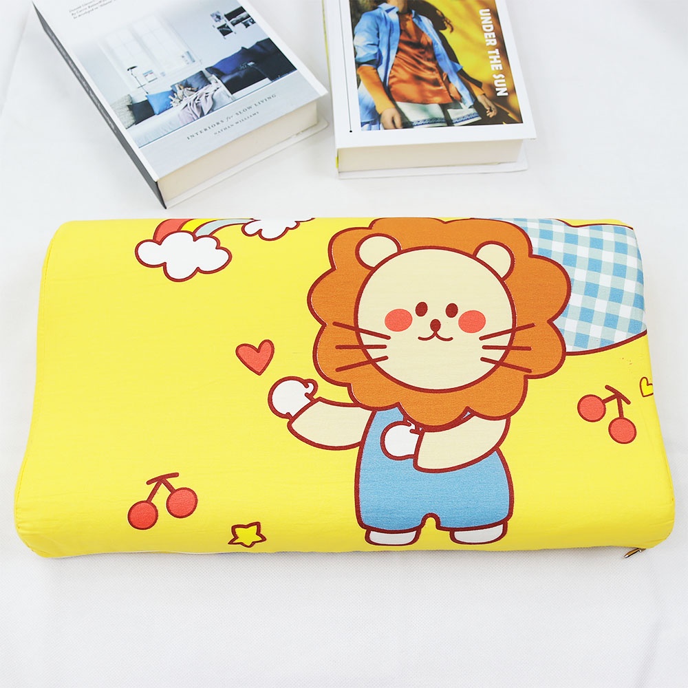 Gối Cho Bé Gối Cao Su Non nhiều mẫu, kích thước 45x25cm