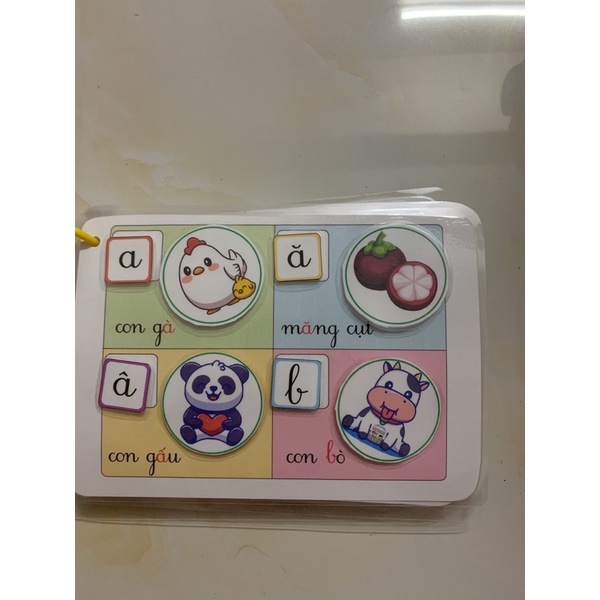 Bộ học liệu bộ chữ cái Tiếng Việt