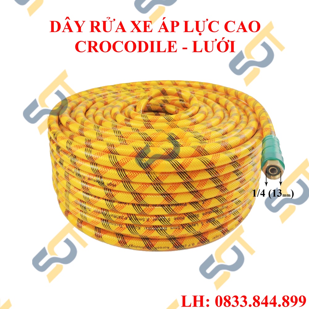 Dây rửa xe, dây rửa xe áp lực cao Crocodile lưới