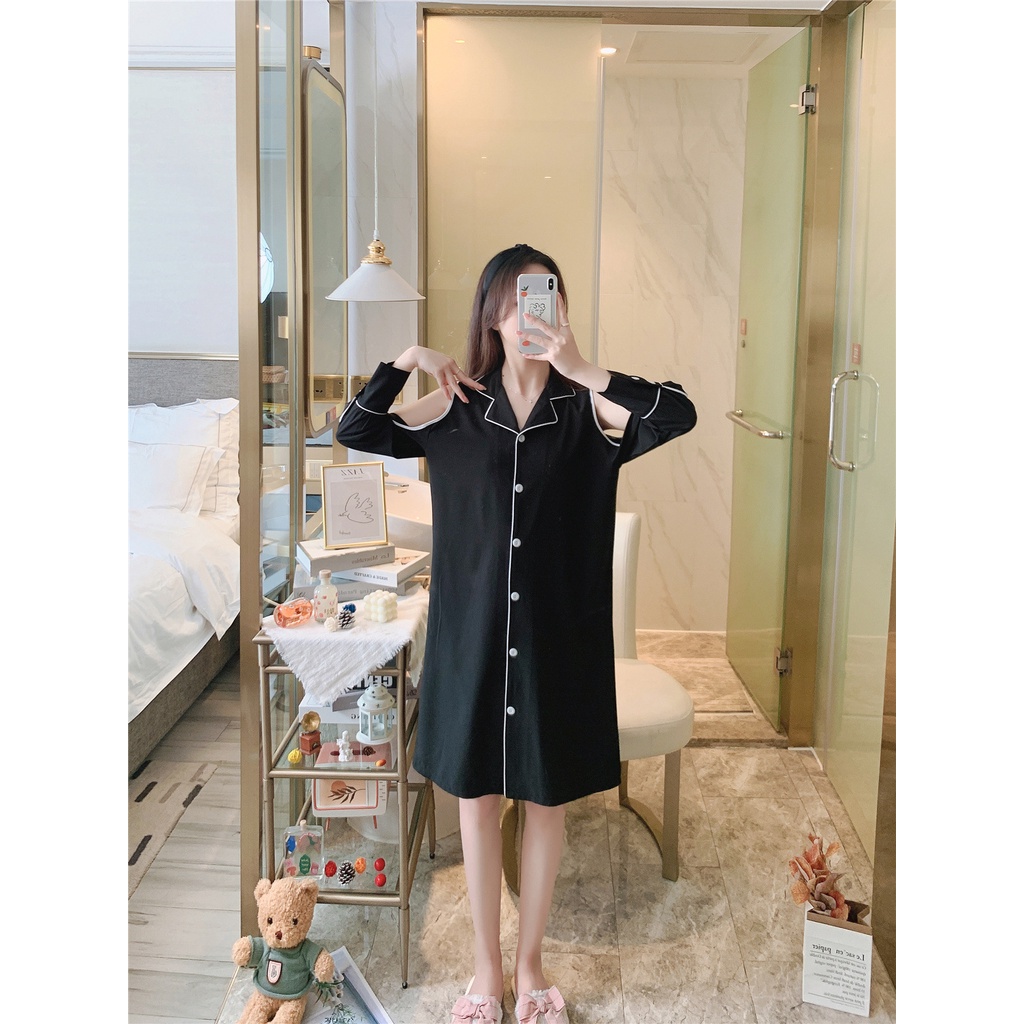 Váy Ngủ Nữ-Váy Ngủ Quảng Châu khoét tay độc lạ chất lụa mango loại 1 - đủ size  M L XL