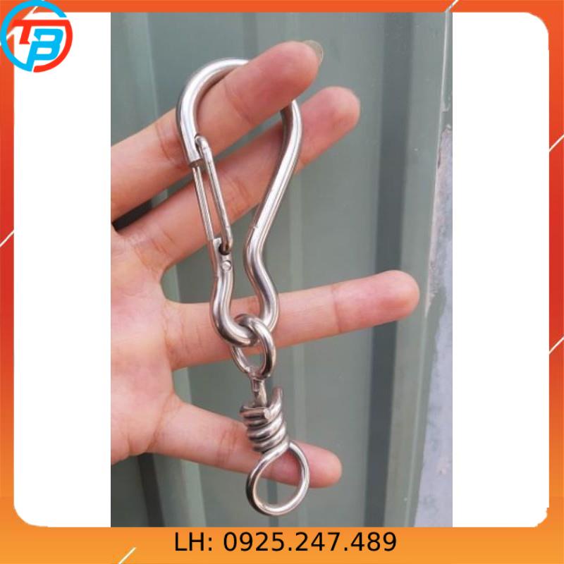 Móc Xích Chó Inox Loại Nhỏ, Vừa, Lớn Có Xoay - Cáp Thép Thái Bình Vina
