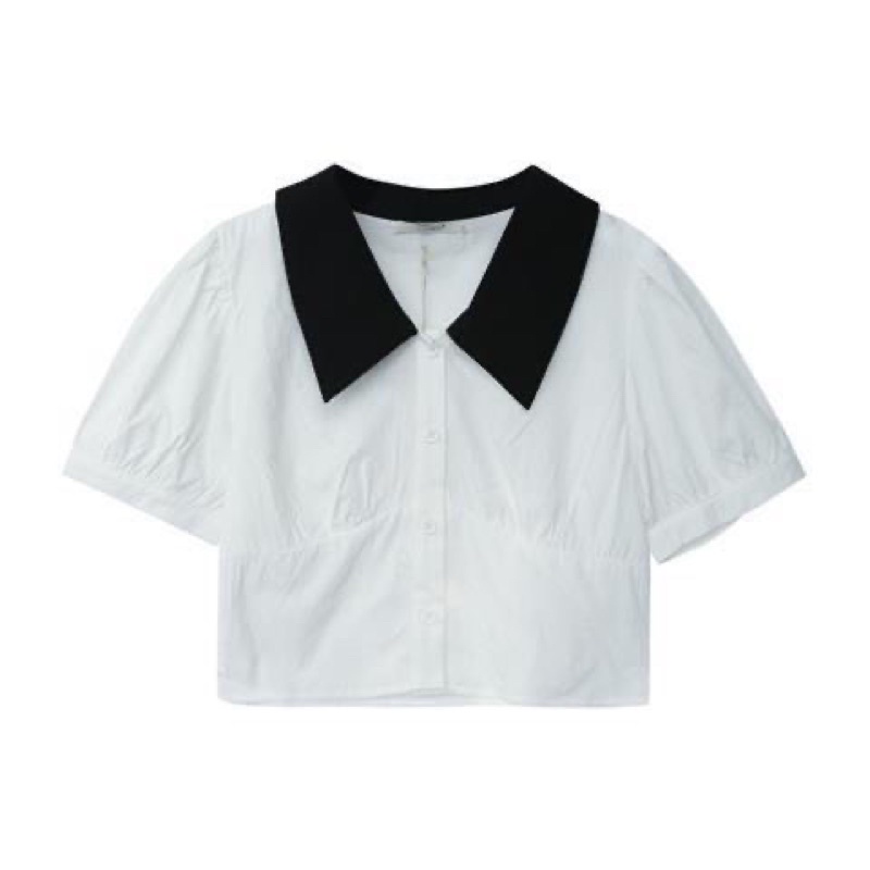 Áo sơ mi nữ dáng crotop đơn giản, nhẹ nhàng màu xinh | BigBuy360 - bigbuy360.vn