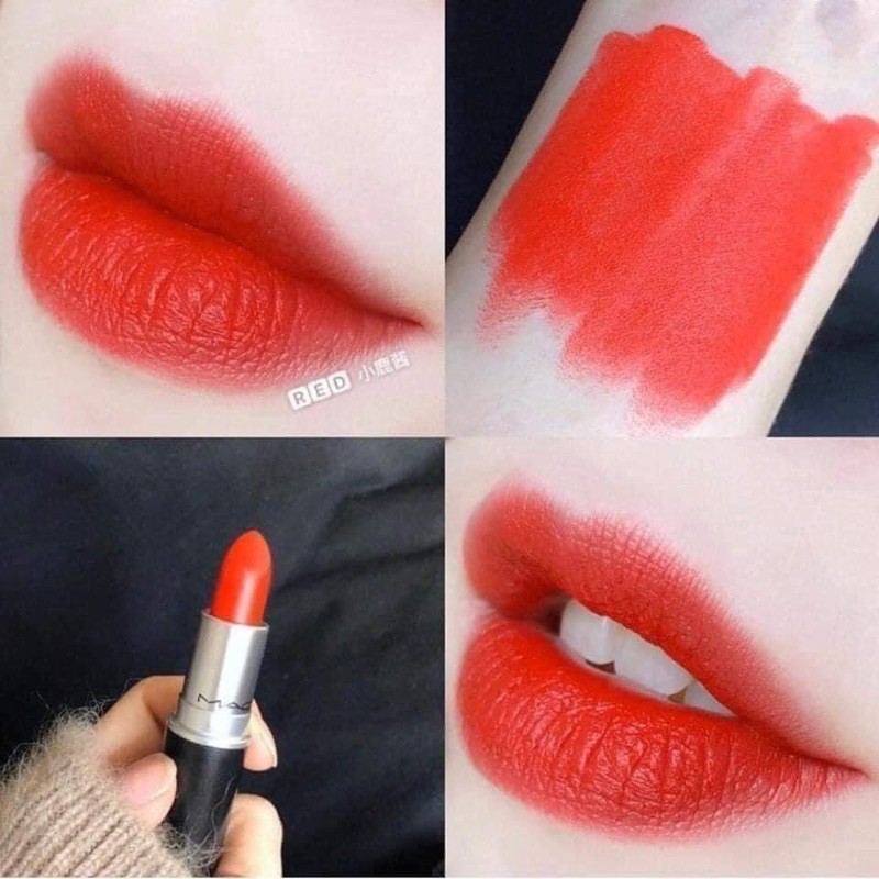 SON MAC LIPSTICK MINI MÀU LADY DANGER ĐỎ CAM