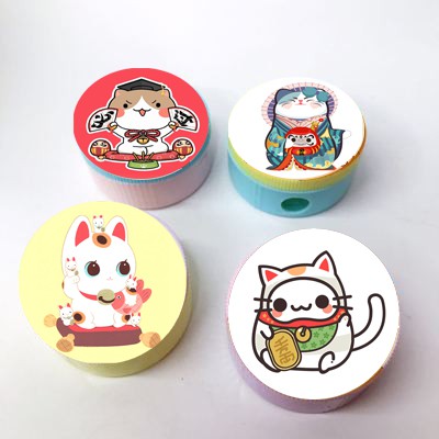 Gọt bút chì mèo kitty GBTI17 chuốt viết chì maneki neko cute dễ thương idol kpop