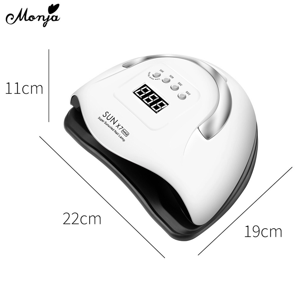 [Hàng mới về] Đèn LED UV thông minh 180w 57 bóng tiện dụng để làm khô móng tay nhanh chóng