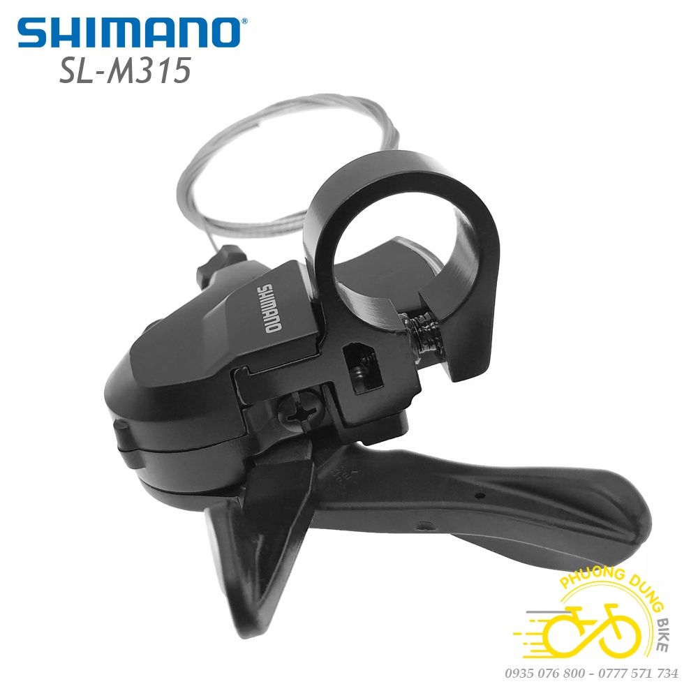 Tay đề bấm xả xe đạp SHIMANO SL-M315 - Hàng Chính Hãng