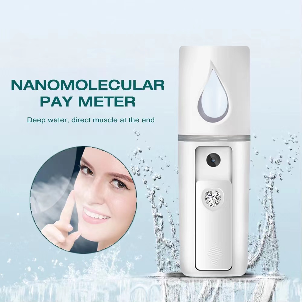 Máy Phun Sương Nano Dưỡng Ẩm Da Mặt Cổng Sạc USB Tiện Dụng