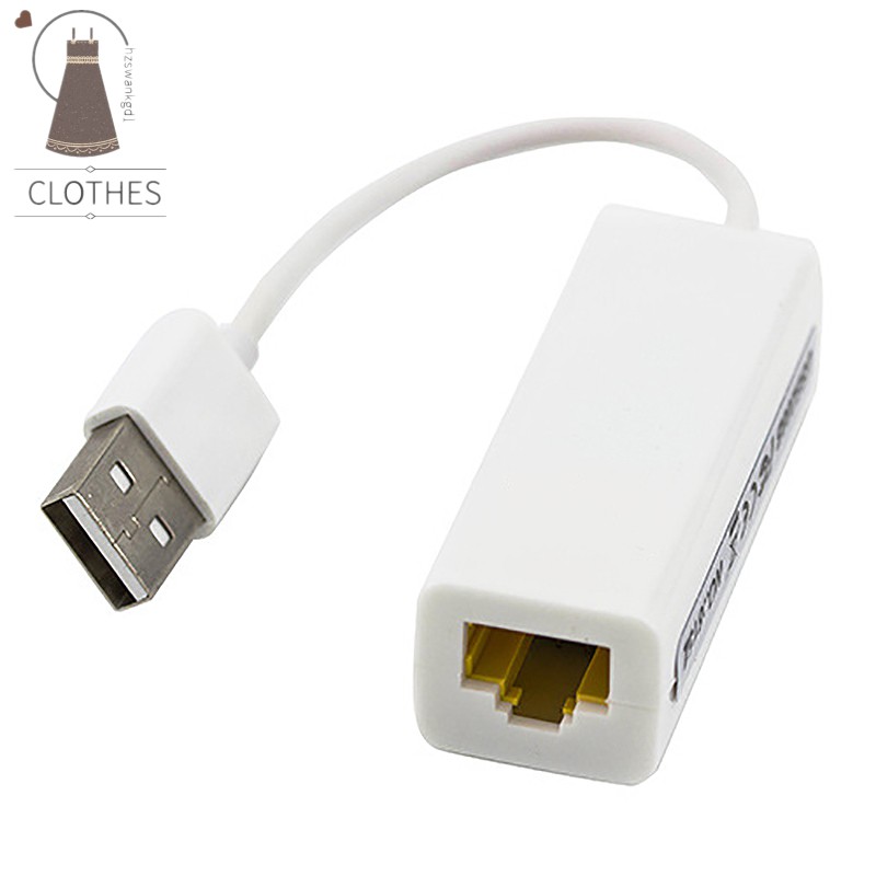 USB to Ethernet Adapter,USB 2.0 to RJ45 Network Card Lan Adapter 10/100Mbps for Tablet / PC / Laptop