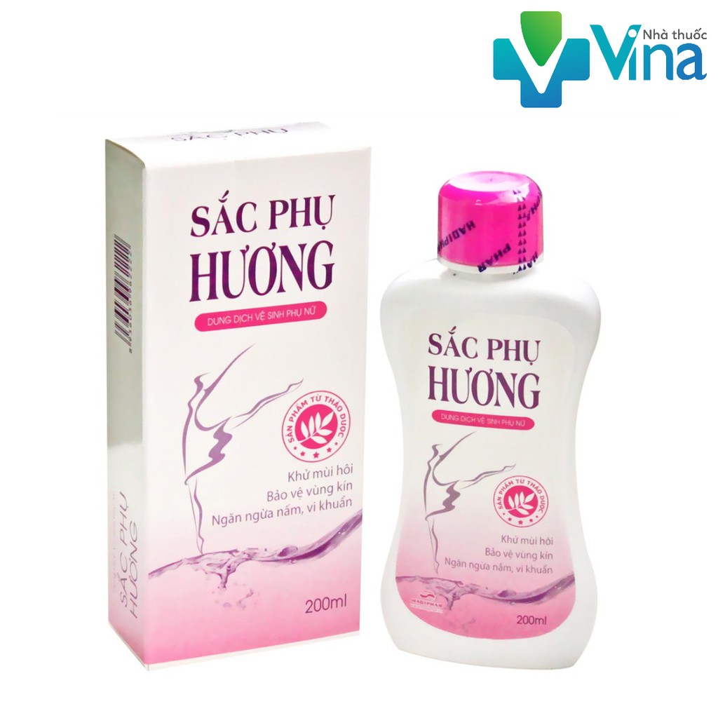 Dung dịch vệ sinh phụ nữ Sắc Phụ Hương - Vệ sinh vùng kín, ngăn ngừa nấm và vi khuẩn