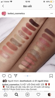 BẢNG MẮT ELF ROSE GOLD - MÀU SUNSET