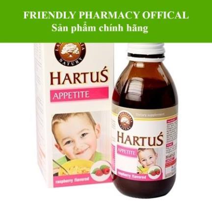 Siro Hartus appetite – Giúp trẻ thèm ăn tự nhiên, tiêu hóa khỏe, trẻ tăng cân (150ml)