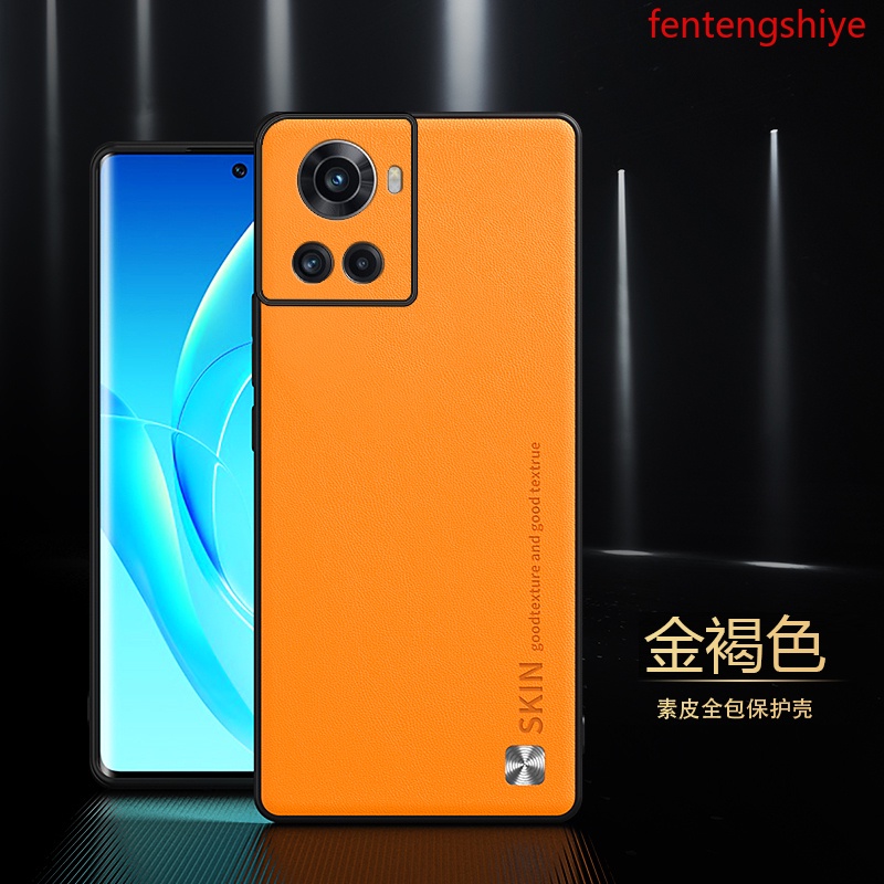 Ốp Điện Thoại TPU Mềm Mặt Da PU Đơn Giản Cho Oneplus 10PRO 10R Ace 1+10 pro 1+10 R 1+