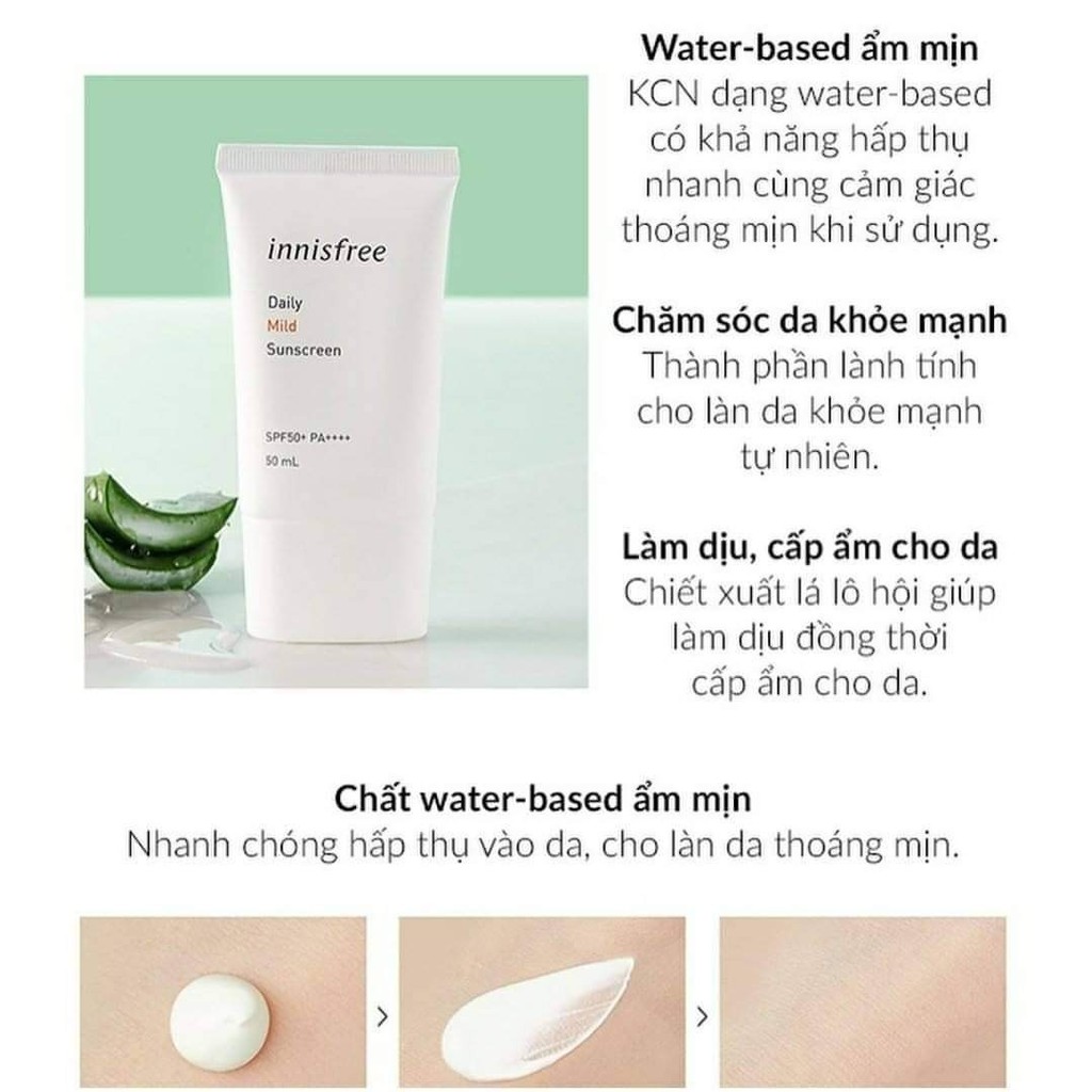 Kem chống nắng Innisfree Daily Mild Sunscreen | BigBuy360 - bigbuy360.vn