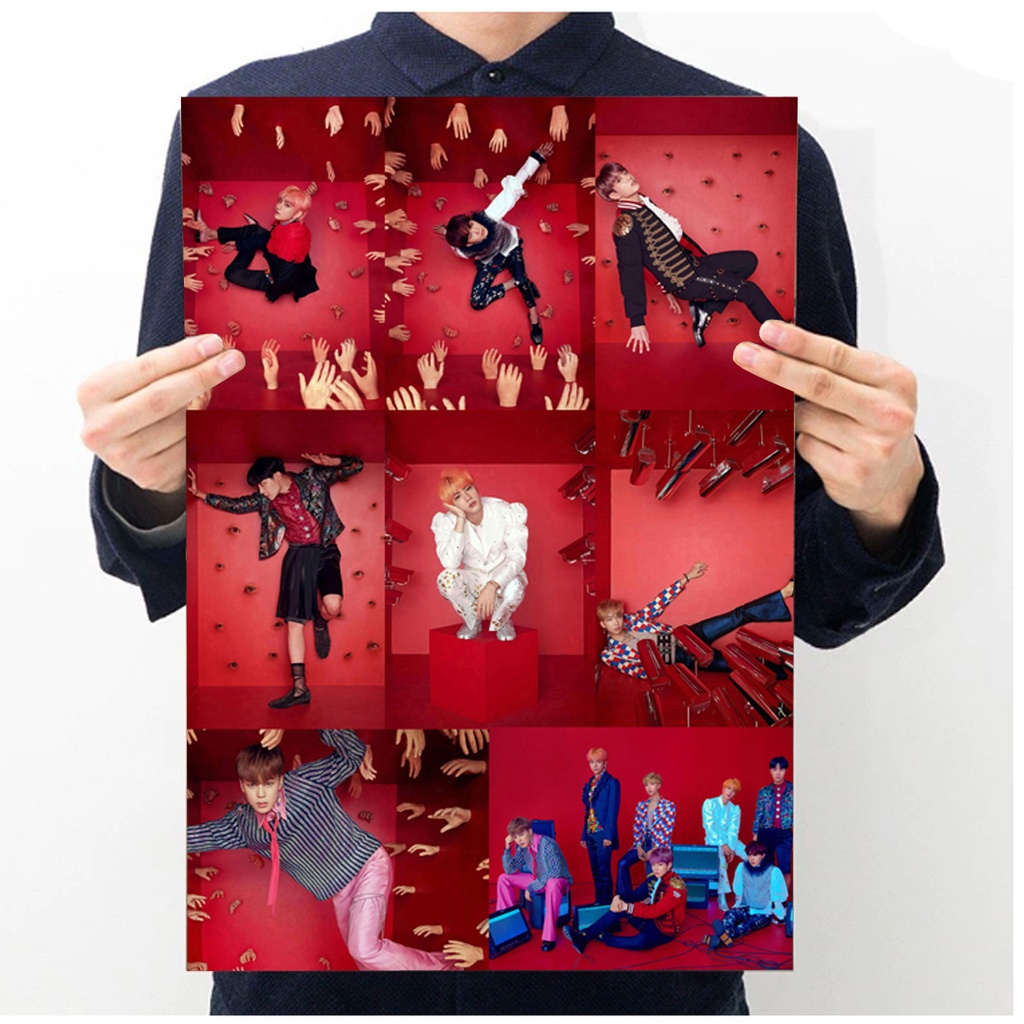 Tranh dán tường BTS , Áp Phích BTS, Poster nhóm nhạc BTS