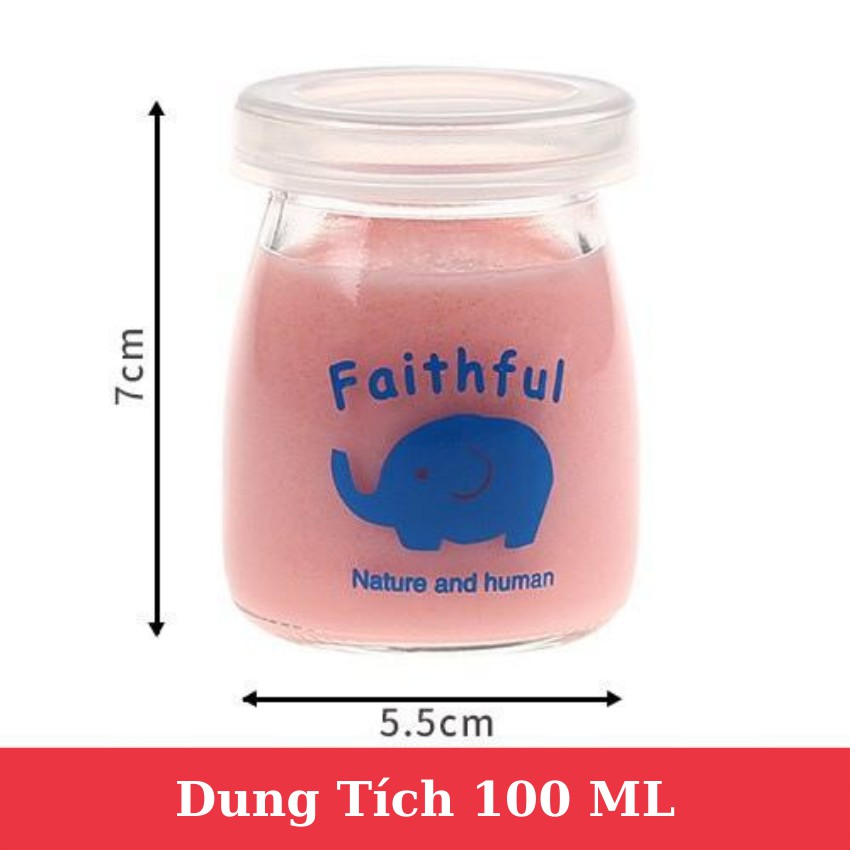 Hộp 12 Hủ Yaourt, Sữa Chua In Hình 100ml