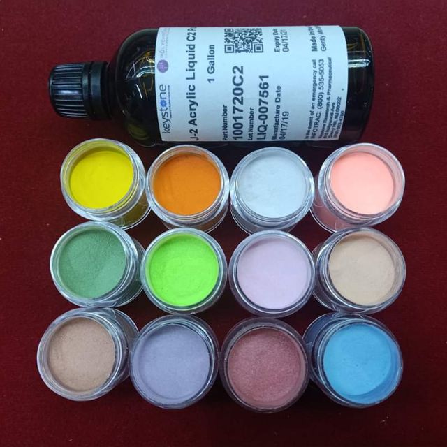 Bột mỹ set 12 màu