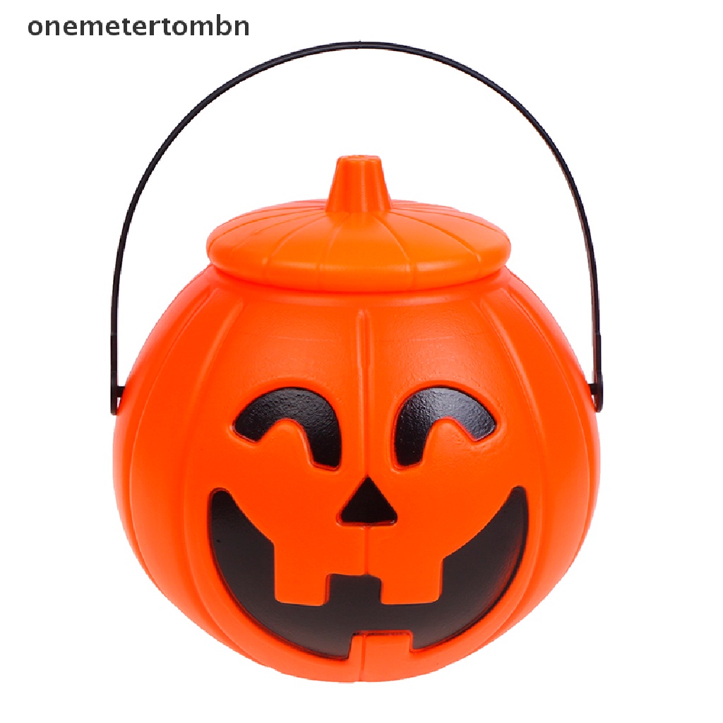 Bn Xô Nhựa Đựng Bí Ngô Trang Trí halloween