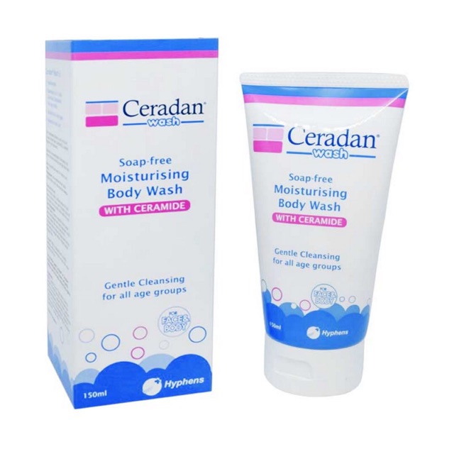 Sữa tắm Ceradan wash face and body
