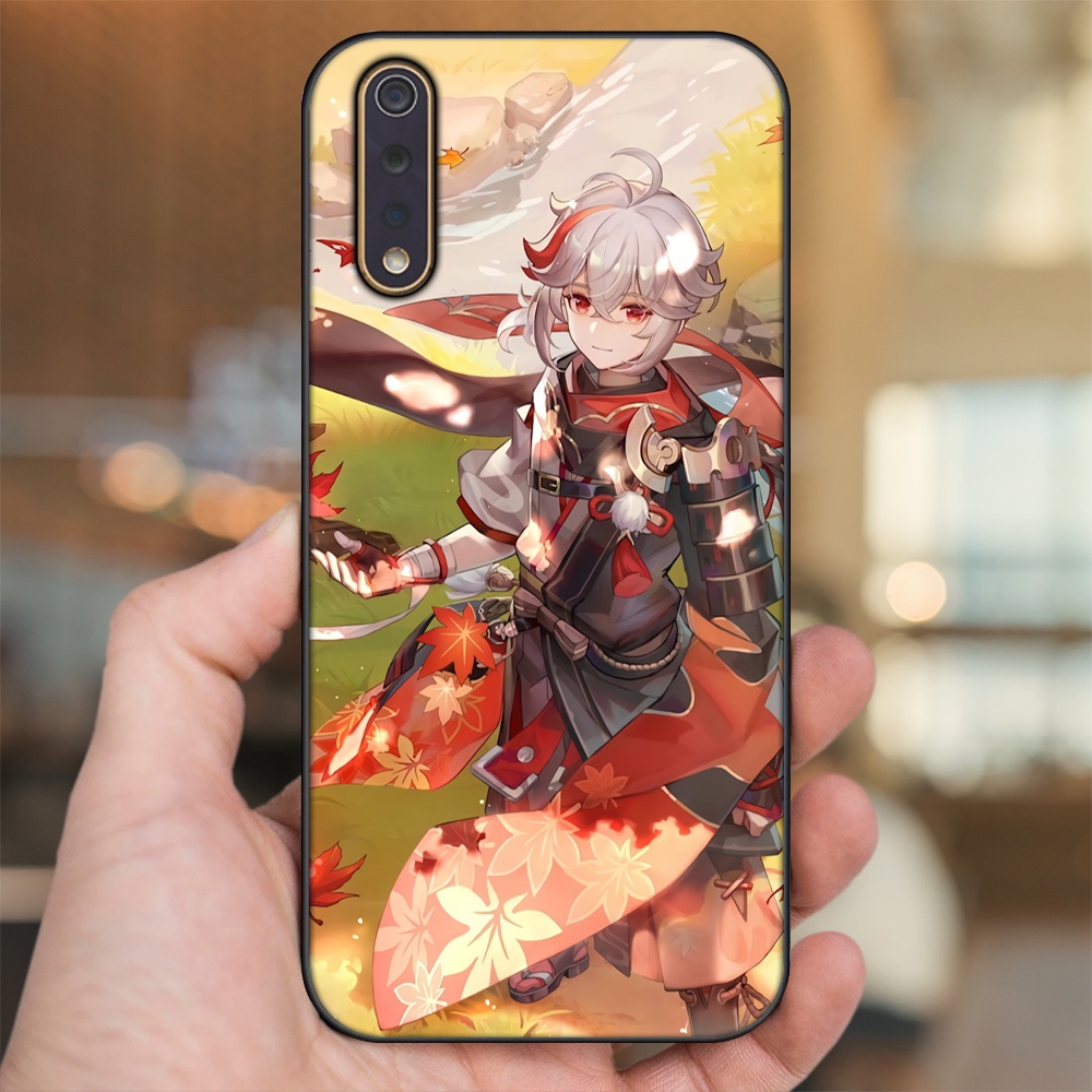 Ốp lưng Vivo S1 viền đen in hình Kazuha Genshin Impact