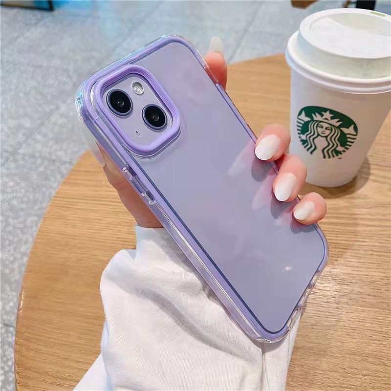 Ốp Điện Thoại Silicon Dày Chống Sốc 3 Trong 1 Cho iPhone 14 13 Pro Max 12 11 Pro Max X XS Max XR 6 6s 7 8 Plus SE2020