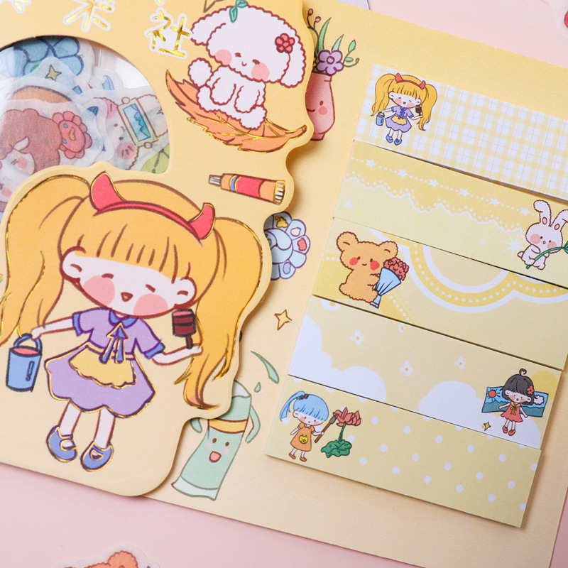 Suuuny 1 Pcs Cute Everyday Sticker Pack Diary Decoration Supplies