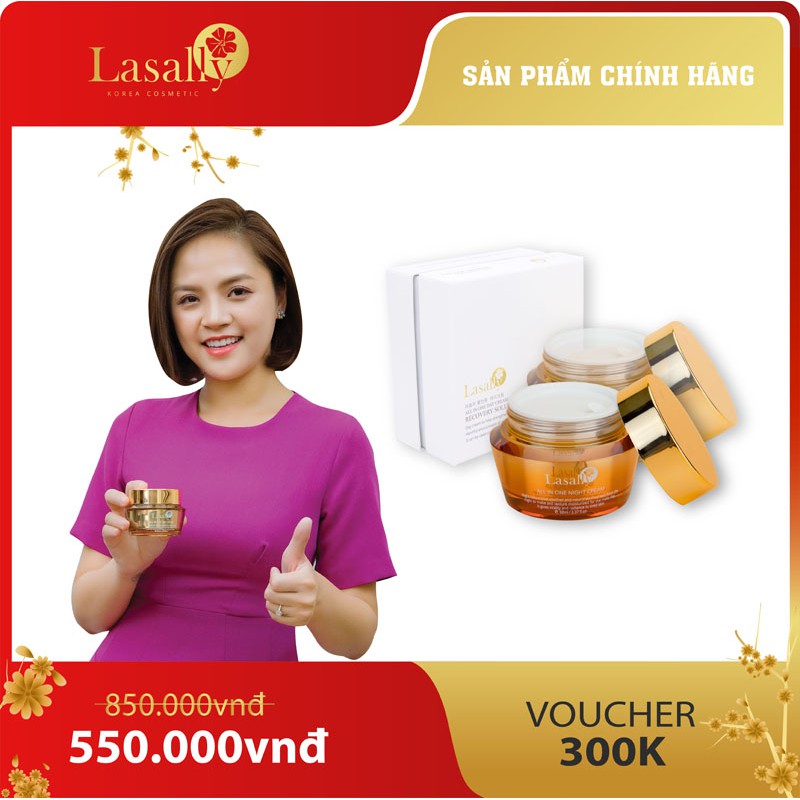 Kem Dưỡng Tái Tạo Da Chuyên Sâu Ban Đêm Lasally