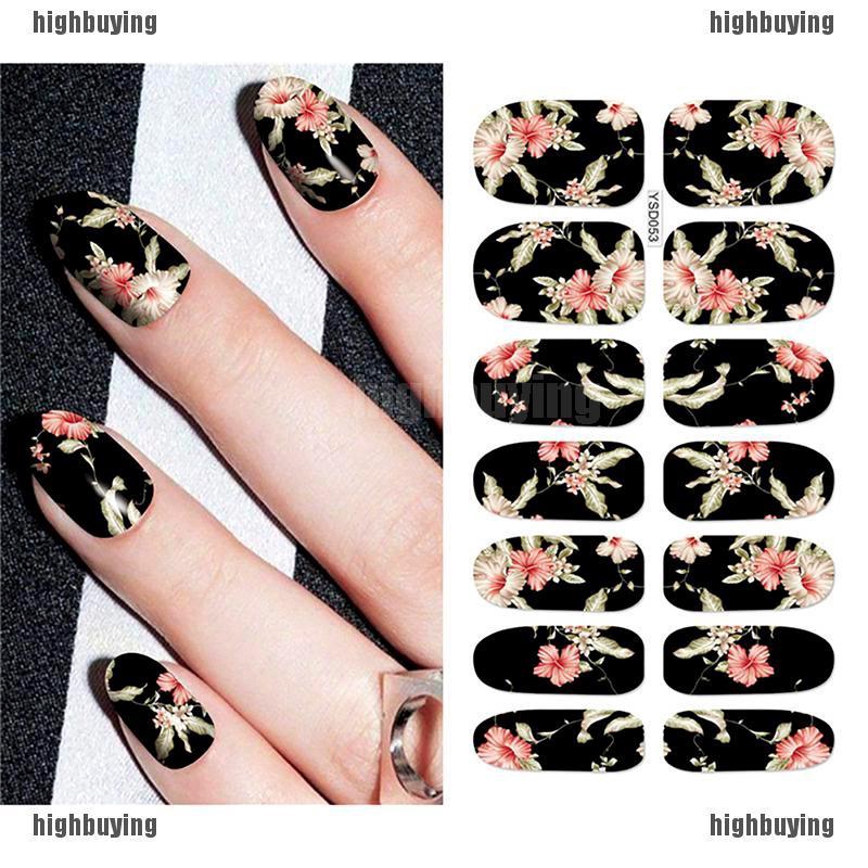 1 Tờ sticker Dán Móng Nghệ Thuật