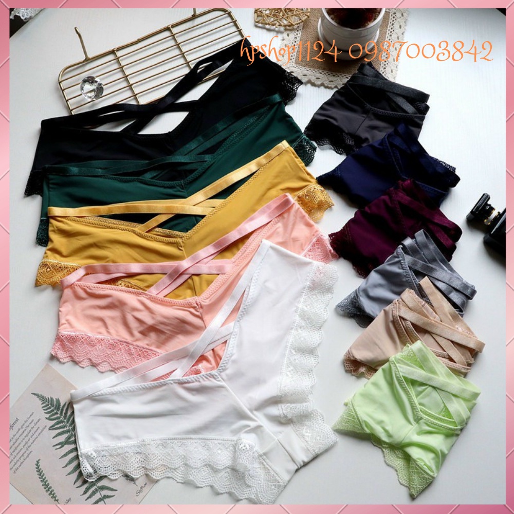 Quần lót nữ sexy chữ V cao cấp- quần lót gợi cảm chéo dây mông bụng quyến rũ 834