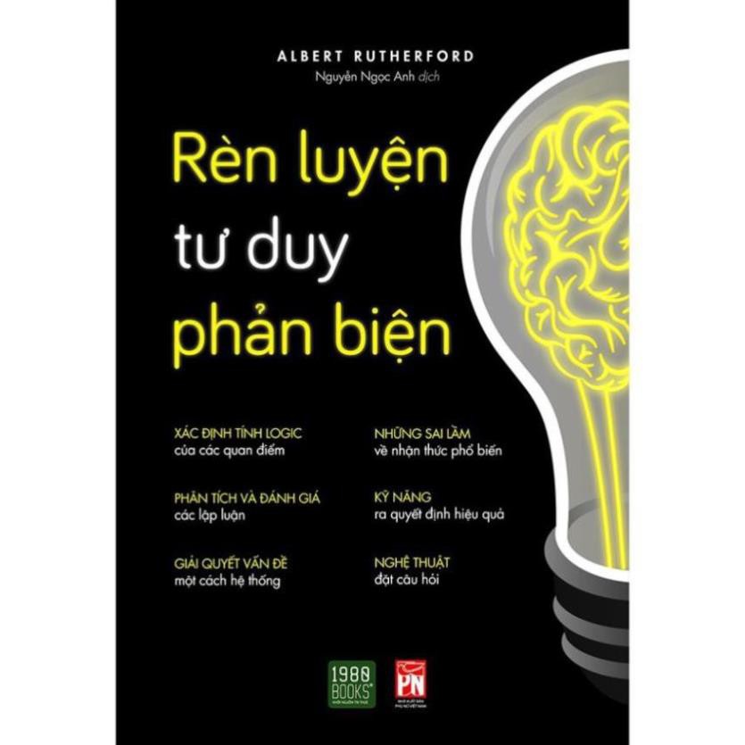 Sách - Combo Tư duy phản biện + rèn luyện tư duy phản biện [1980 Books]