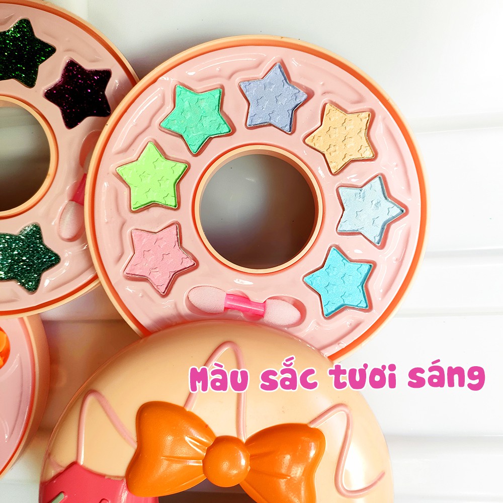 Hộp đồ chơi trang điểm cho bé hình bánh donut