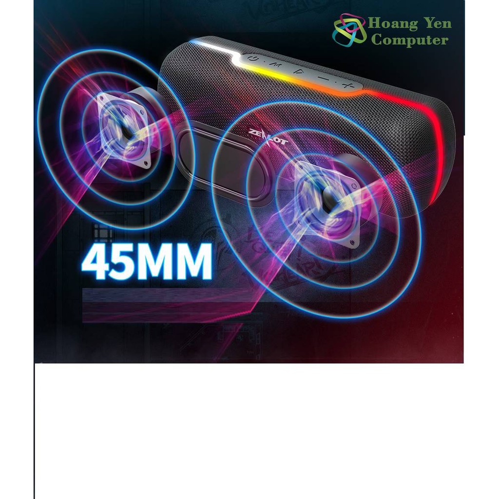 Loa Bluetooth Zealot S55 TWS V5.0 Kiểu Dáng Sang Trong, Âm Thanh Cực Chất - BH 3 Tháng 1 đổi 1