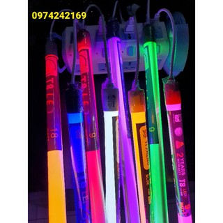 BÓNG ĐÈN TIKTOK T8 NHỰA 0M6 1M2 ĐỦ CÁC MÀU