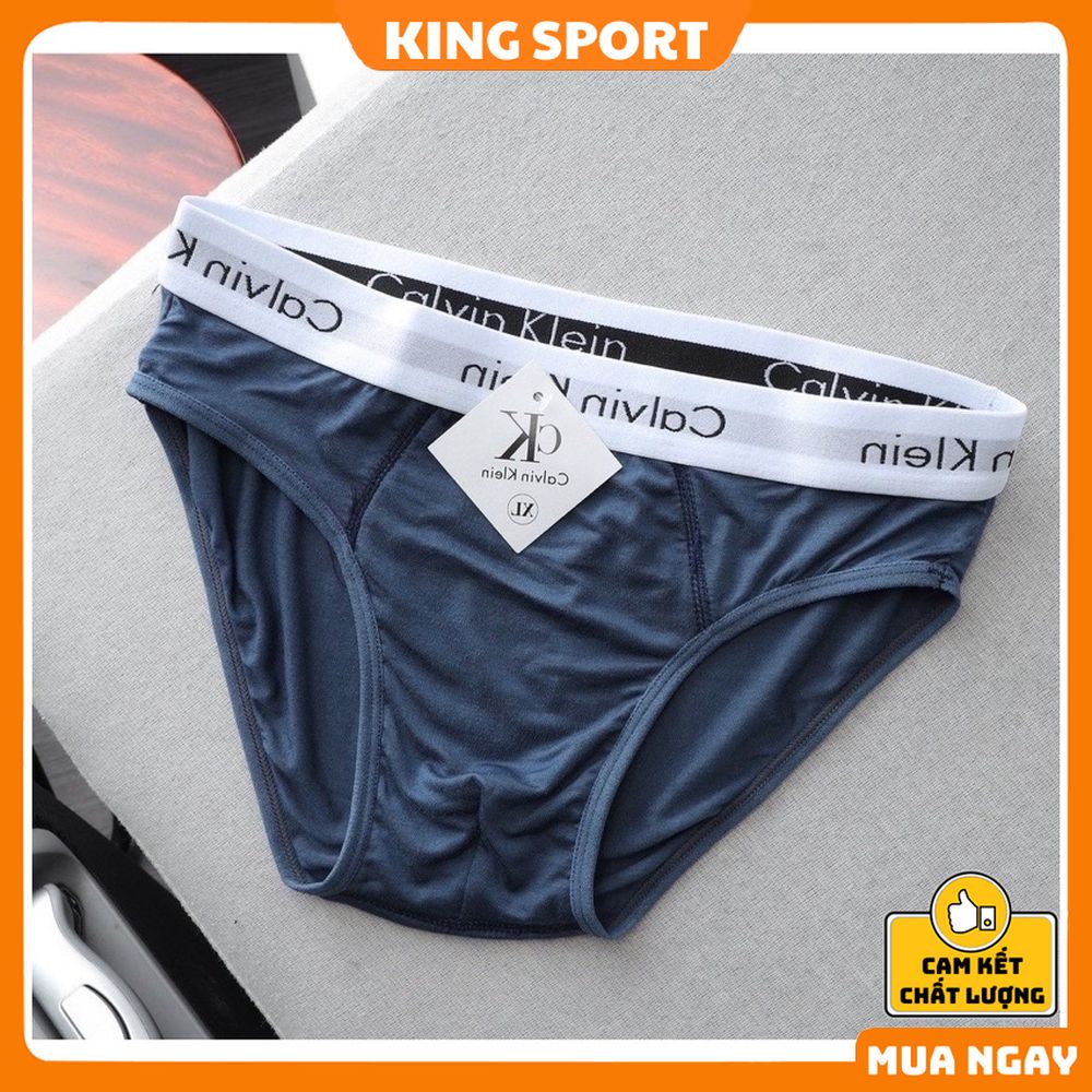 Quần sịp nam tam giác thun lạnh chất cotton thoáng khí khử mùi ck cao cấp KING SPORT Quần lót nam tam giác ck thông hơi