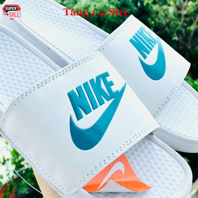 Dép unisex 𝐍𝐈𝐊𝐄 ❤️FREESHIP + Tăng 1-2 size❤️ dép nk quai ngang thể thao nam nữ in nike nhiều màu, tem tag mac đây đủ