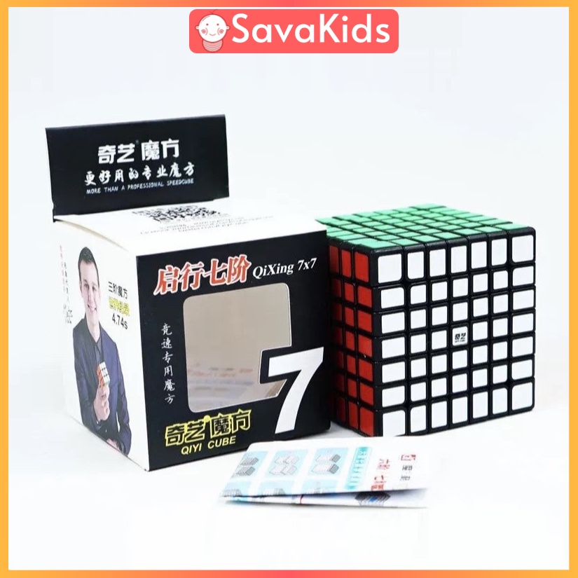 Bộ Sưu Tập Khối Rubik 6x6 7x7 Viền đen cao cấp QiYi MS Series SAVAKIDS