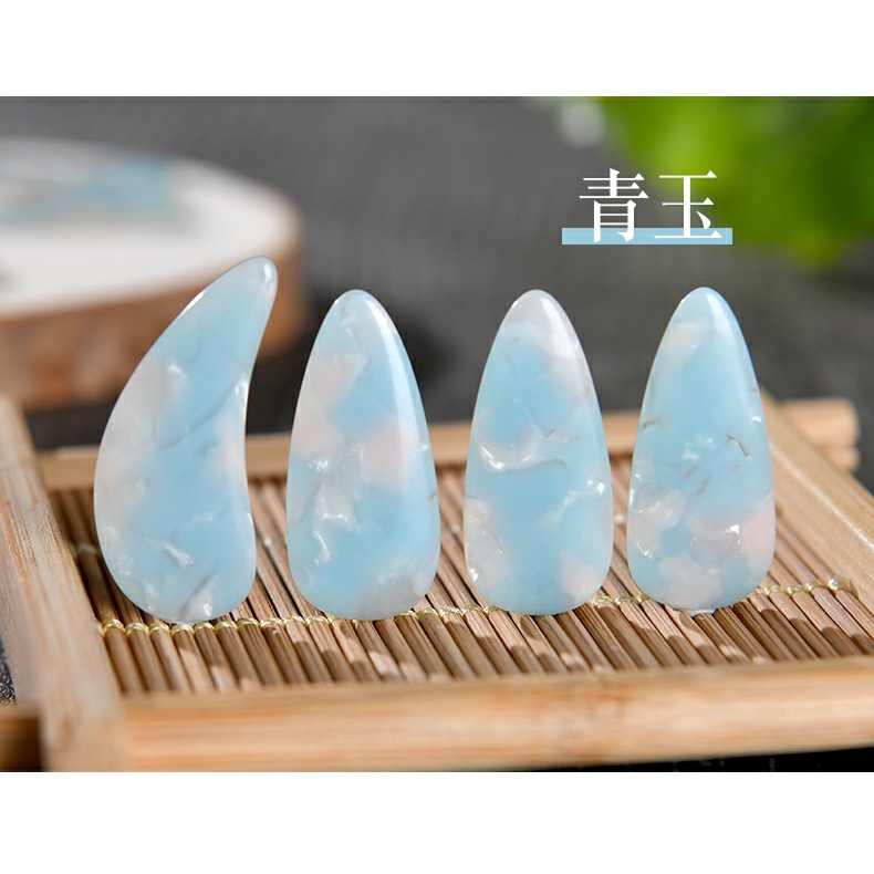 Móng đàn cổ tranh, guzheng sắc màu, tặng kèm hộp
