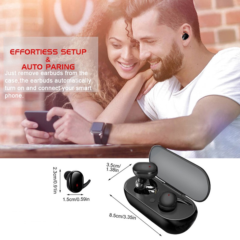 Tecsire Tai Nghe Bluetooth Không Dây Tws Chống Nước Có Micro Tiện Dụng