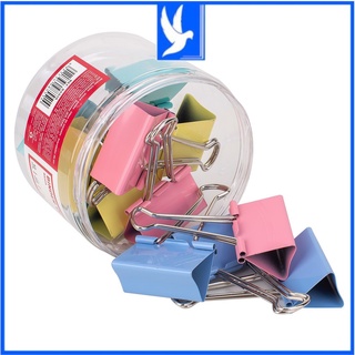 Set 2 chiếc Kẹp tài liệu - kẹp bướm nhiều màu - kẹp giấy tờ Birdbook