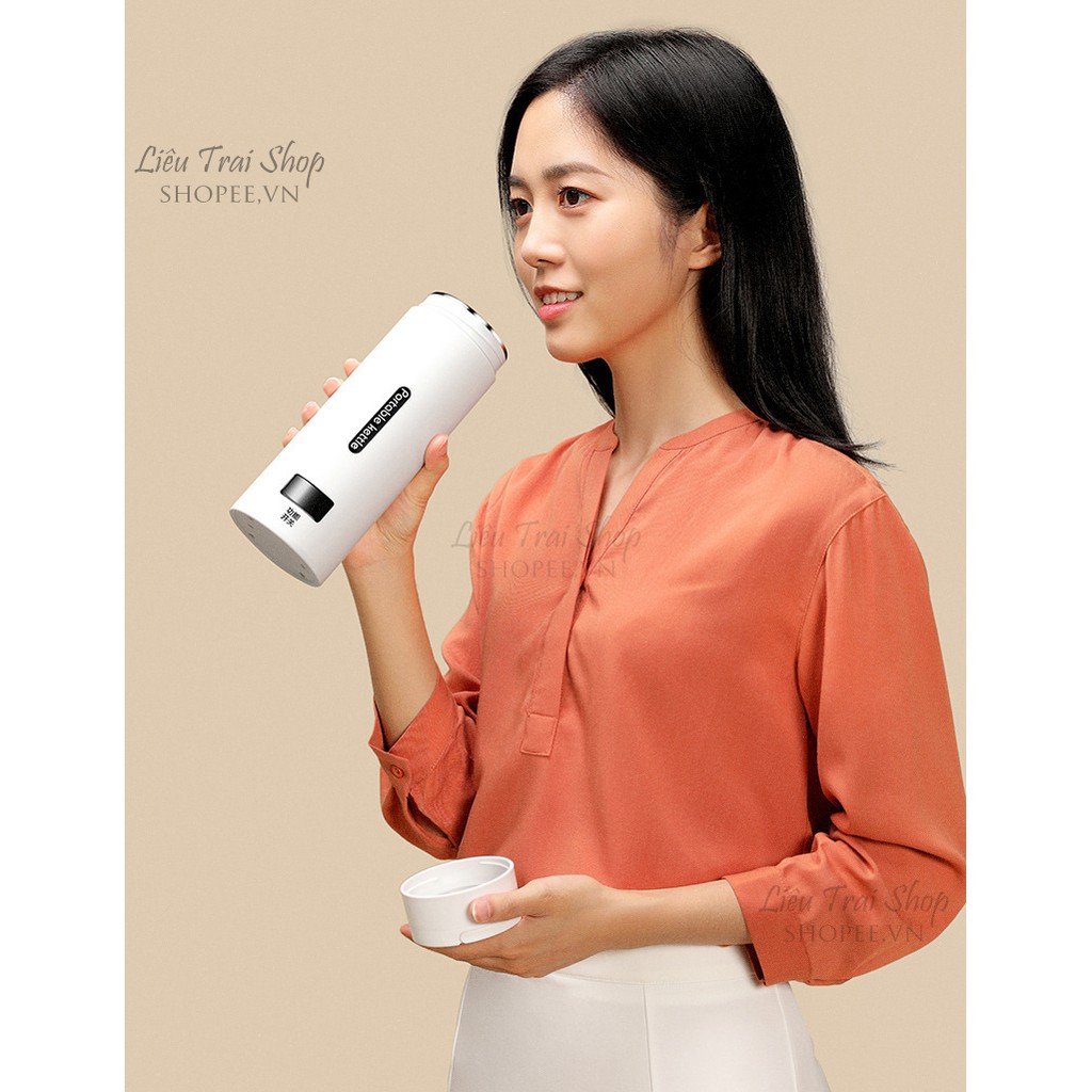 Ấm siêu tốc mini du lịch ấm đun nước mini du lịch 4 mức nhiệt độ Portable kettle